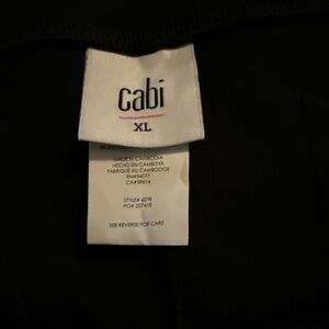 Black slightly flared soft pants